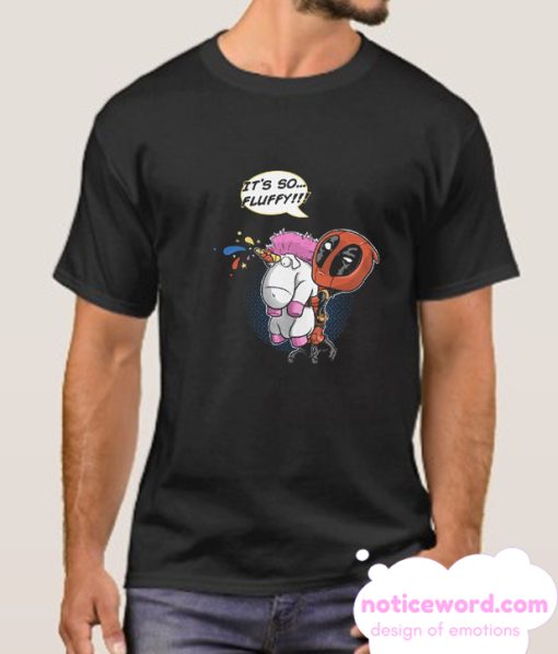 Deadpool With A Unicorn smooth T-Shirt