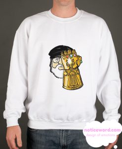 George Martin With Infinity Gauntlet smooth Sweatshirt