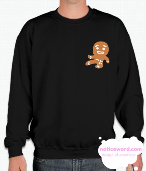 Gingerbread Ninja Attack smooth Sweatshirt