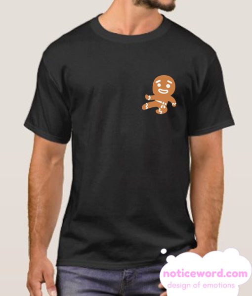 Gingerbread Ninja Attack smooth T Shirt