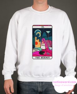 Hermit Tarot Card smooth Sweatshirt