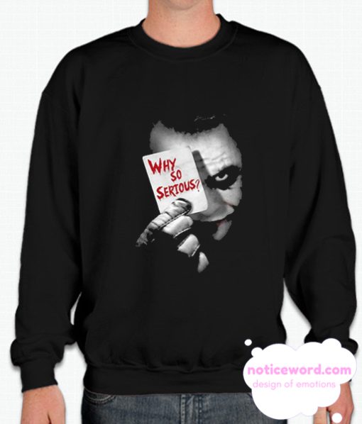Herren Joker Why So Serious smooth Sweatshirt