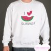 I Love Summer smooth Sweatshirt