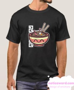 Kawaii Ramen Noodles Bowl smooth T Shirt