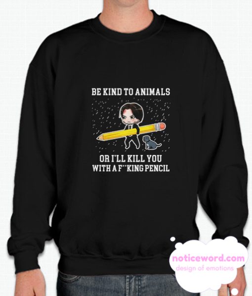 Keanu Reeves Be Kind To Animals T-Shirt Keanu Reeves Be Kind To Animals smooth Sweatshirt