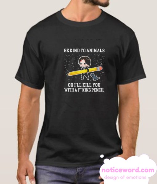 Keanu Reeves Be Kind To Animals T-Shirt Keanu Reeves Be Kind To Animals smooth T-Shirt