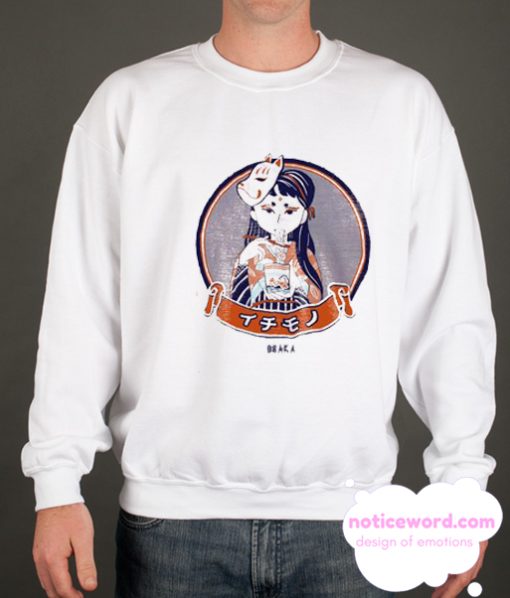 Kitsune Mask Geisha smooth Sweatshirt