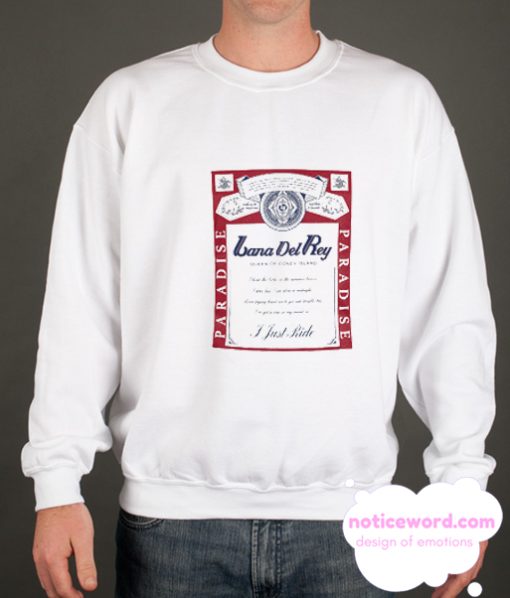 Lana Del Rey Beer smooth Sweatshirt