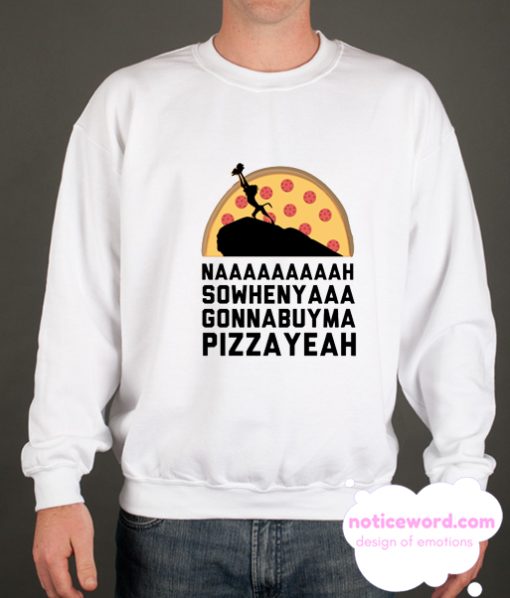 Lion King Pizza smooth Sweatshirt