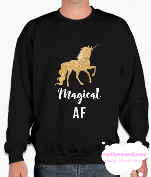 Magical AF Unicorn smooth Sweatshirt