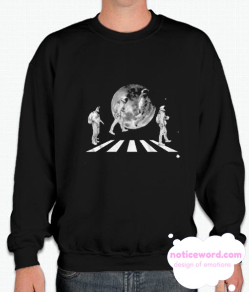 Men’s Short Sleeve Astronaut Beatles smooth Sweatshirt