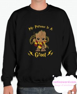 My Patronus Is A Groot smooth Sweatshirt