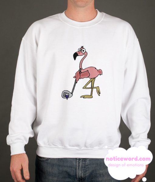 Pink Flamingo smooth Sweatshirt