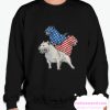 Pit Bull American Flag smooth Sweatshirt
