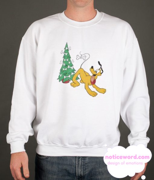 Pluto at Christmas smooth Sweatshirt