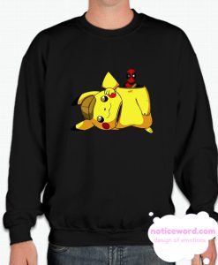 Pokemon and Deadpool smooth Sweatshirt