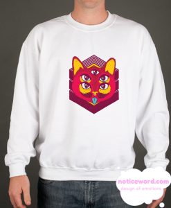 Psychedelic Third Eye Cat Spiritual smooth Sweatshirt