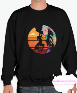 Retro Rock Climbing smooth Sweatshirt