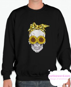 Skull Sunflower smooth Sweatshirt