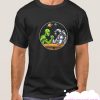 Space Alien Astronaut Arm Wrestling UFO smooth T Shirt