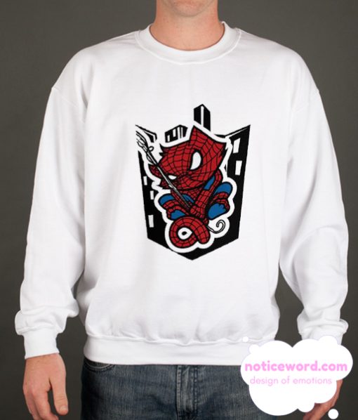 Spider Man Cute Cat smooth Sweatshirt