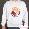 Stay Groovy Peace Sign smooth Sweatshirt