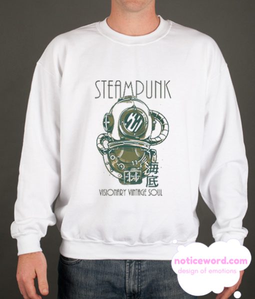 Steampunk Diving Helmet smooth Sweatshirt