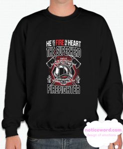 Super Hero Firefighter smooth Sweatshirt