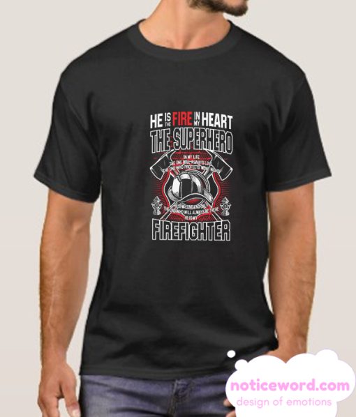 Super Hero Firefighter smooth T Shirt