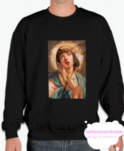 Virgin Mary Uma Therman smooth Sweatshirt