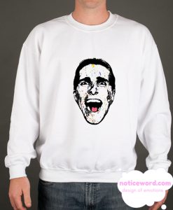 hristian Bale American Psycho smooth Sweatshirt