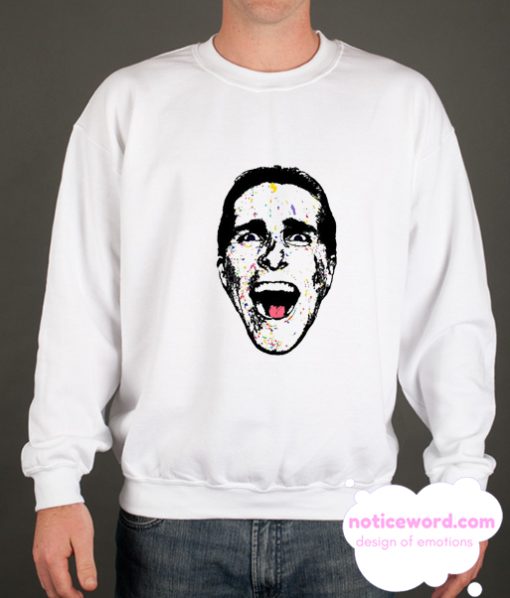 hristian Bale American Psycho smooth Sweatshirt