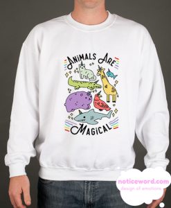 ANIMALS ARE MAGICAL smooth SweatshirtANIMALS ARE MAGICAL smooth Sweatshirt