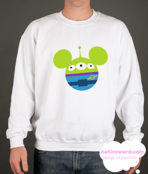 Alien Mickey Head Toy Story smooth Sweatshirt