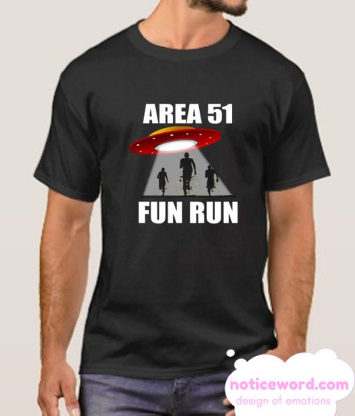 Area 51 Fun Run Alien smooth T shirt