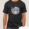 Cincinnati Baseball Skyline smooth T Shirt