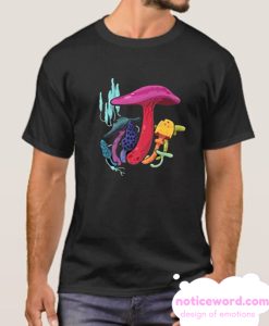 Colorful Mushroom Cartoon smooth T Shirt