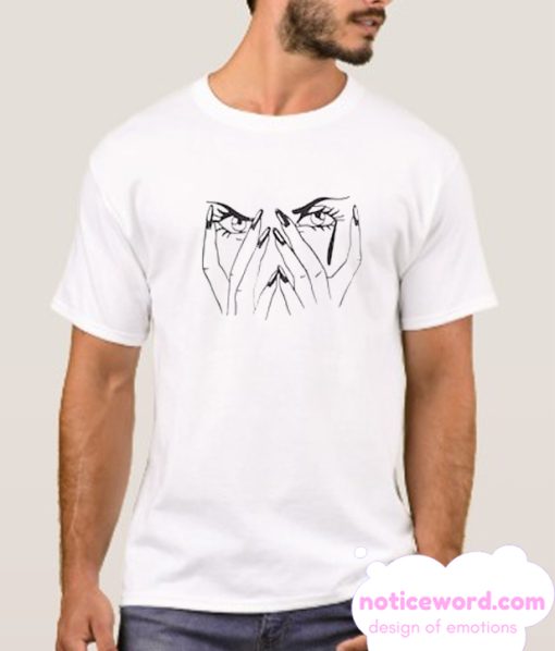 Face Print smooth T-Shirt