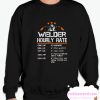 Funny Welder Hourly Rate smooth Sweatshirt