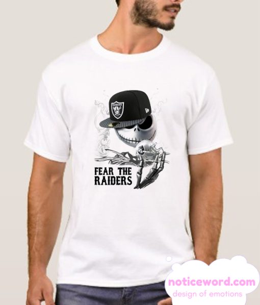 Jack Skellington fear the Oakland Raiders smooth T Shirt