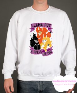 LLAMA PUT A SPELL ON YOU smooth Sweatshirt