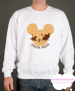 Mickey Hakuna Matata Timon Pumba smooth Sweatshirt