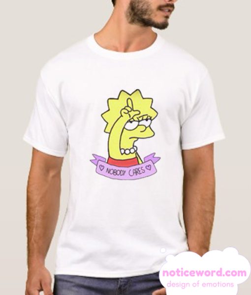 Nobody Cares Lisa Simpson smooth T Shirt