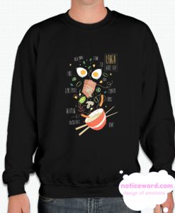 Ramen Deconstructed Bowl smooth Sweatshirt