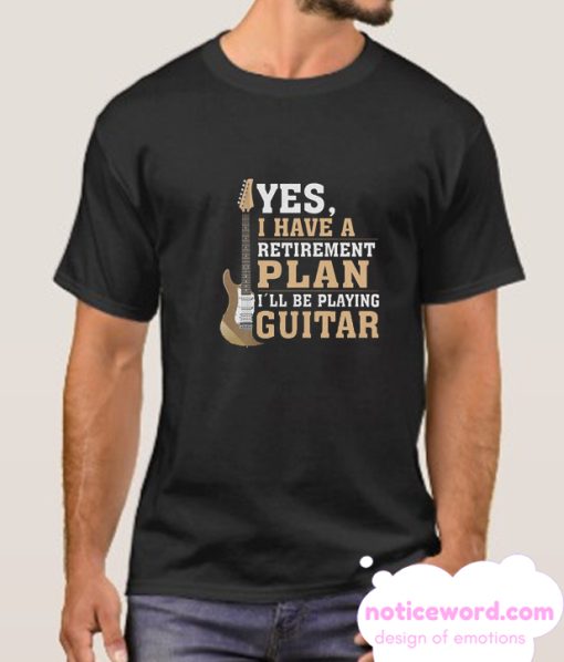 Retired Guitar Player smooth T shirt