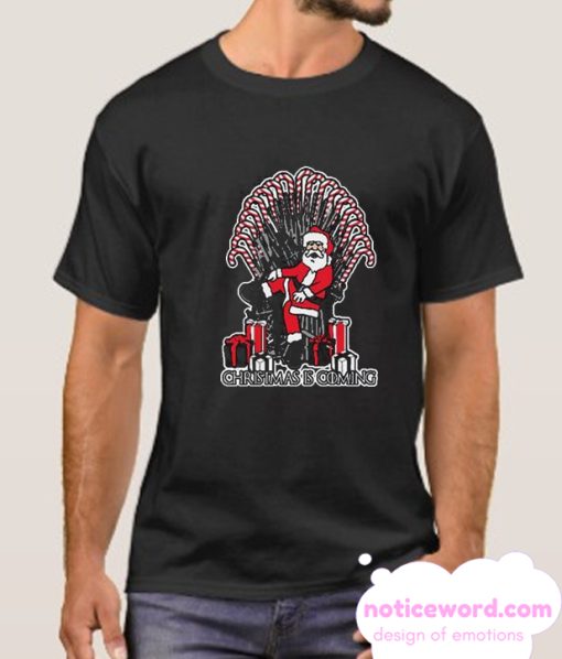 Santa Christmas Is Coming smooth T Shirt