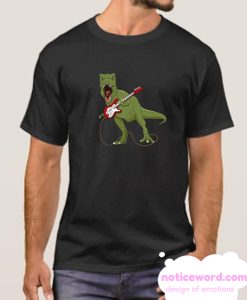 T-rex Guitar Player smooth T Shirt
