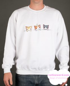 Three Kittens smooth Sweatshirt