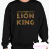 Tribal Print Lion King smooth Sweatshirt