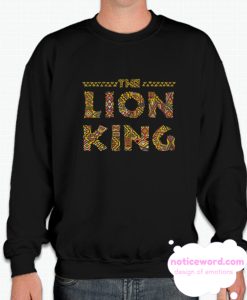 Tribal Print Lion King smooth Sweatshirt